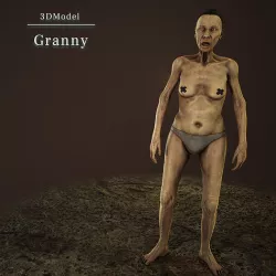 Granny Low-poly 3D model