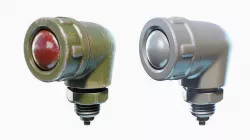 GST-64 Tank Lights Set 3D model