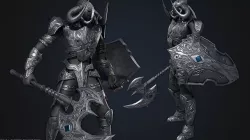 Guardian of light Tank Low-poly 3D model