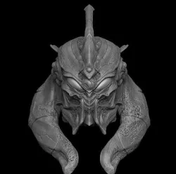 Guyver Zoanoid helmet  3D model