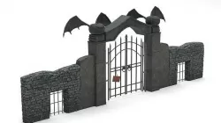 Halloween Gate 3D model