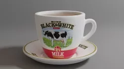 Hong Kong Culture series - Hong Kong-style milk tea 3D model