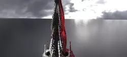Horror Dark SpineTowers Town Kitbash 2 3D model
