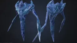 Ice elemental creature Low-poly 3D model