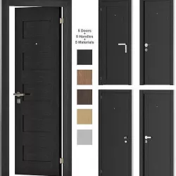 Interiors Doors 1 3D model