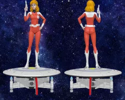 JOAN Johann Captain Future  Capitaine Flam 3D model
