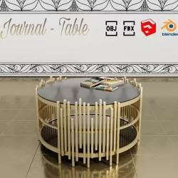 Journal table 3D model
