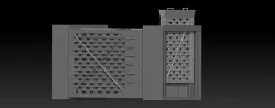 jurassic park raptor cage 3D model