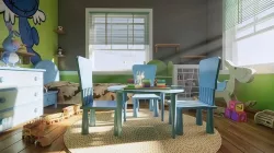 Kids Room  Low-poly 3D model