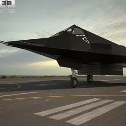 Lockheed F-117 Nighthawk 3D model