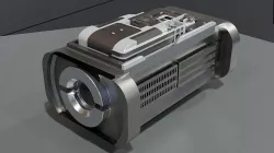 Low Poly Sci-Fi Bracelet D2 Low-poly 3D model
