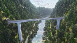 Lumion  Project File  Mountain Bridge 3D model