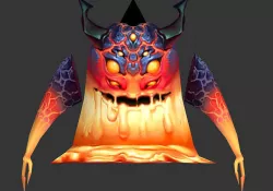 Magma monster monster magma 3D model