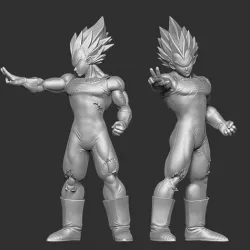 MAJIN VEGETA DBZ 3D model