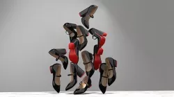 Mary Jane Pointed Toe High Heels Pack 1 to 13cm Low-poly 3D model