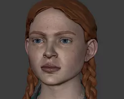 Max Mayfield Head 3D model