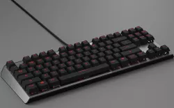Mechanical Keyboard Coolermaster Metal Base Red Switches Low-poly 3D model