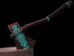 Medieval Axe Low-poly 3D model