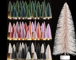 Miniature Christmas Trees - Decoration Set 1 3D model
