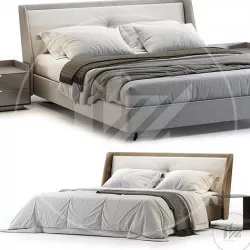 Minotti Spencer Bed  NO2 3D model