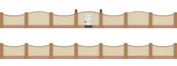 Modular walls 3D model
