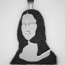 Mona Lisa Pendant 3D model