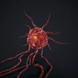 Mutated Flesh Tentacles Low-poly 3D model