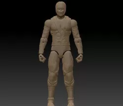Ninja Articulated action figure 3D model