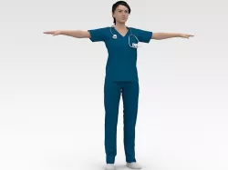 Nurse 04 3D model