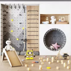 nursery furniture and toys 3D model