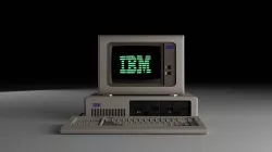 Old Computer Low-poly 3D model