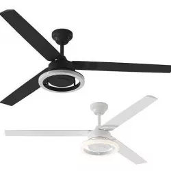 Orbis Blade Led Propeller Ceiling Fan Control Pendant Lamp 3D model