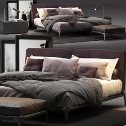 Park Uno Bed 3D model