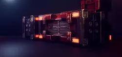 PBR SCI-FI Battery Low-poly 3D model