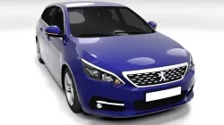 PEUGEOT 308 SW 2015 LOWPOLY Low-poly 3D model