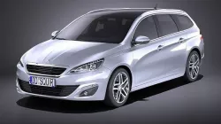 Peugeot 308 SW 2016 VRAY 3D model