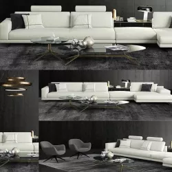  Poliform Mondrian Sofa 02 3D model