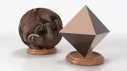 Prehistoric Sphere Low-poly 3D model