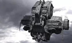 Prometheus Ship architecture Ruin 3D model