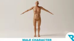 Realistic Male Character - Marvin 3D model