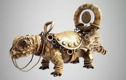 Reptile warrior 3D model
