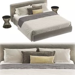 RH Modena Bed  3D model