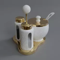  Salt and pepper shaker set  3D model