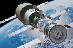 salyut space station 3D model