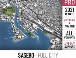 Sasebo Low-poly 3D model