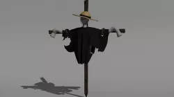 Scarecrow 3d Model 3D model