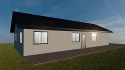 Simple Gable House 3D model