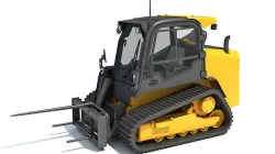 Skid Steer Loader Bale Fork 3D model