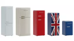 Smeg Fab Refrigerator BLENDER 3D Model Cycles 3D model