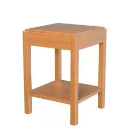Solid Oak Wood Outdoor Teak Small Table 3D model